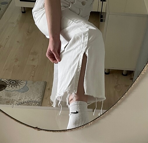 34 Beden beyaz Renk pantolon