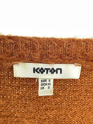 s Beden kahverengi Renk Koton Kazak / Triko %70 İndirimli.