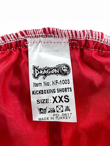xs Beden kırmızı Renk Vintage Love Mini Şort %70 İndirimli.