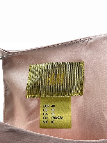 40 Beden pembe Renk H&M Uzun Elbise %70 İndirimli.