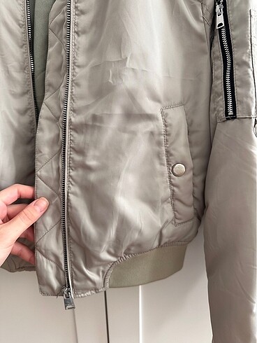 s Beden haki Renk Bomber ceket