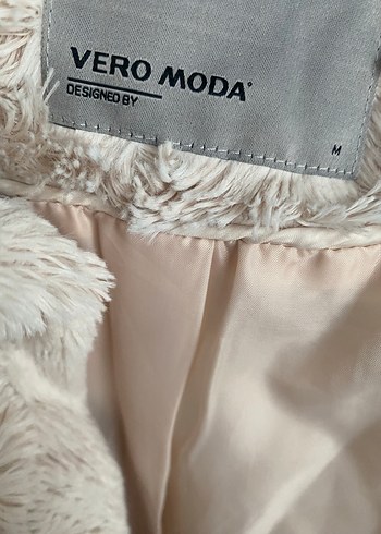Zara Bej Midi Kadın Suni Kürk Ceket
