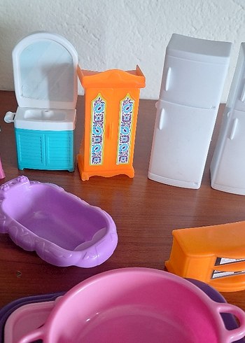 Renkli Plastik Oyuncak Mutfak Seti - Görsel 6