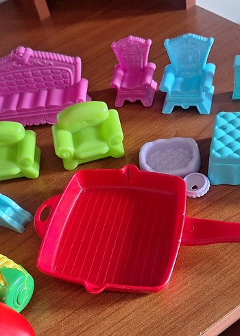 Renkli Plastik Oyuncak Mutfak Seti - Görsel 5