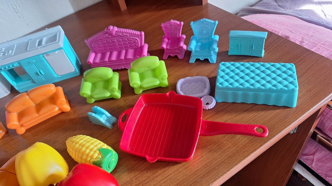 Renkli Plastik Oyuncak Mutfak Seti - Görsel 5