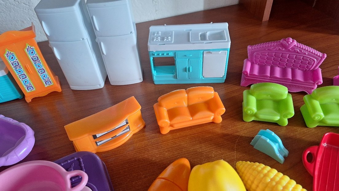 Renkli Plastik Oyuncak Mutfak Seti - Görsel 4