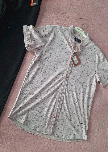 Düğmeli Kısa Kollu Erkek Pijama Takımı - Görsel 3