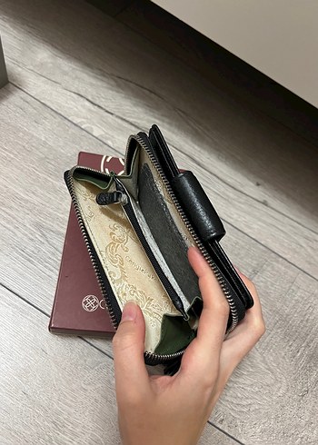 Cengiz Pakel Siyah Deri Kadın Cüzdan - Görsel 5