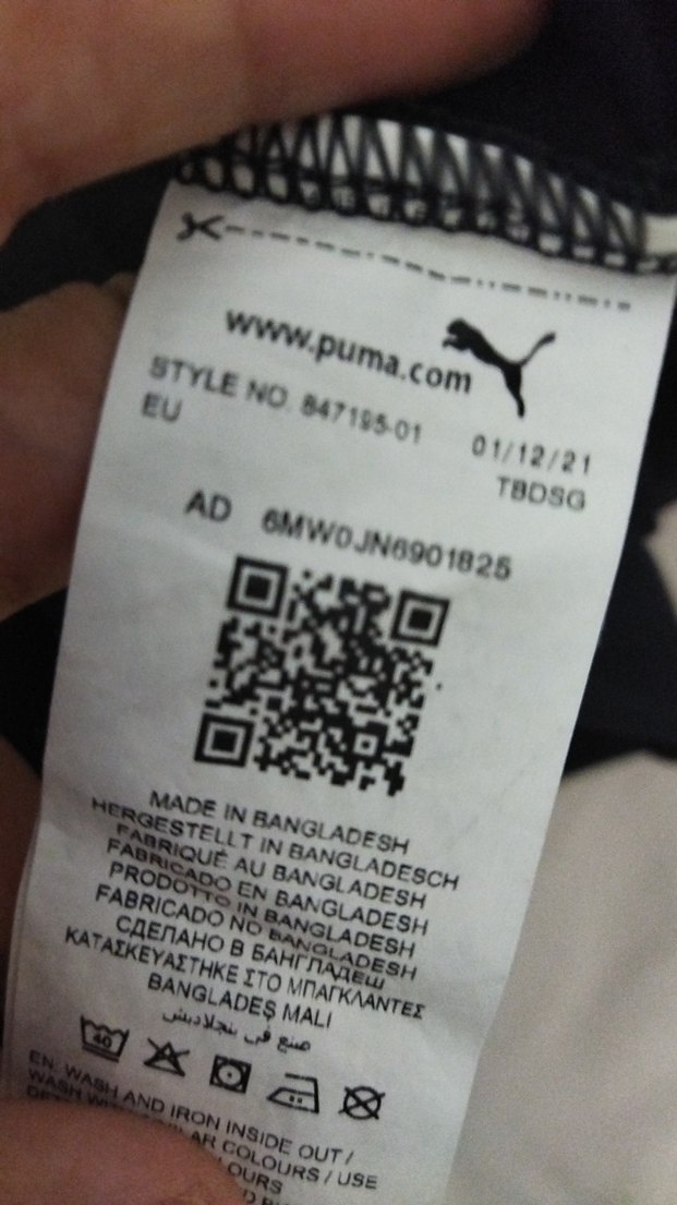 Puma Siyah Kısa Kollu Baskılı Tişört - Görsel 2