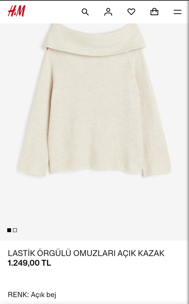 H&M triko kazak - Görsel 3