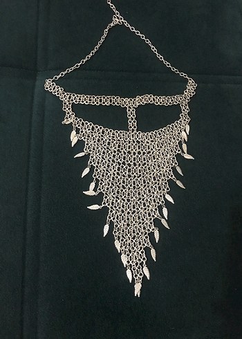 Bohem Zincir Detaylı Uzun Kadın Kolye