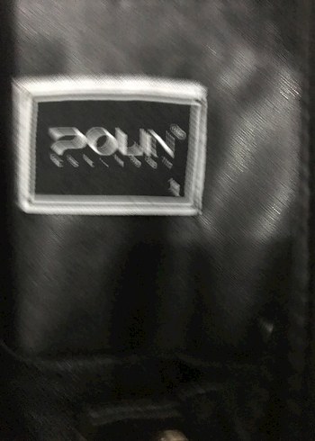 Düğmeli Siyah Biker Deri Ceket - Görsel 5