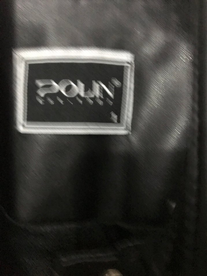 Düğmeli Siyah Biker Deri Ceket - Görsel 5