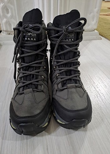 Gri Kamuflaj Bağcıklı Outdoor Kadın Bot - Görsel 2