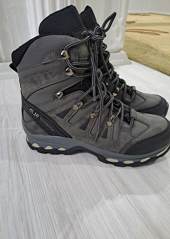 Gri Kamuflaj Bağcıklı Outdoor Kadın Bot - Görsel 3