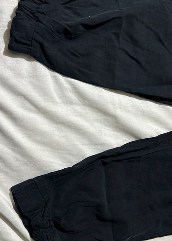 Kadın Siyah Bol Kesim Pantolon - Görsel 6