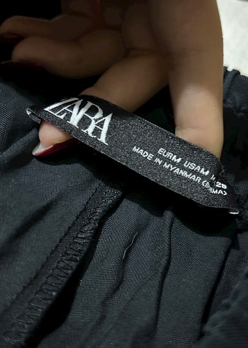 Kadın Siyah Bol Kesim Pantolon - Görsel 8