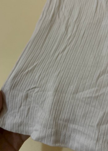 Kadın Beyaz Kısa Kollu Tişört - Görsel 2