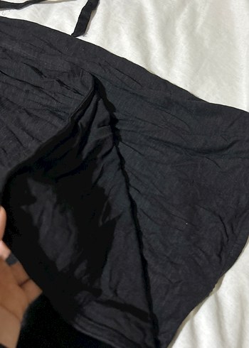 Siyah tam-midi boy Elbise - Görsel 7