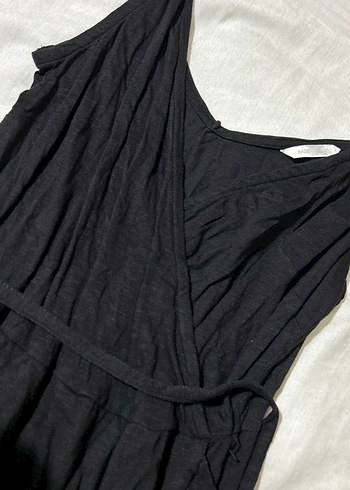 Siyah tam-midi boy Elbise - Görsel 2