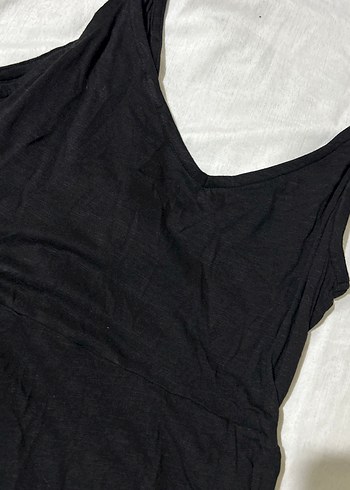 Siyah tam-midi boy Elbise - Görsel 8