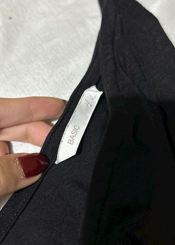 Siyah tam-midi boy Elbise - Görsel 4