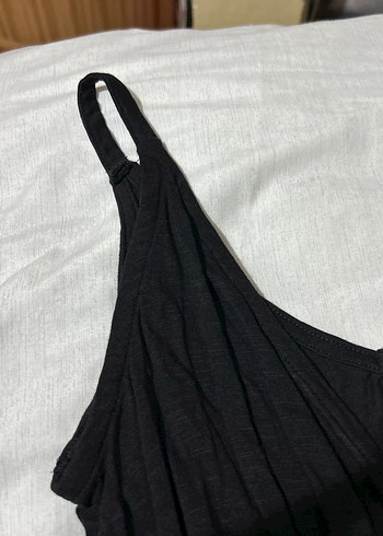 Siyah tam-midi boy Elbise - Görsel 3