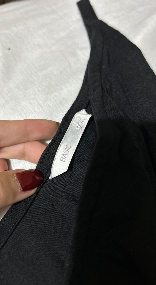 Siyah tam-midi boy Elbise - Görsel 4