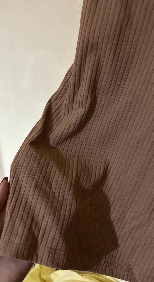 Bej-Kum rengi Kadın Uzun Elbise - Görsel 5