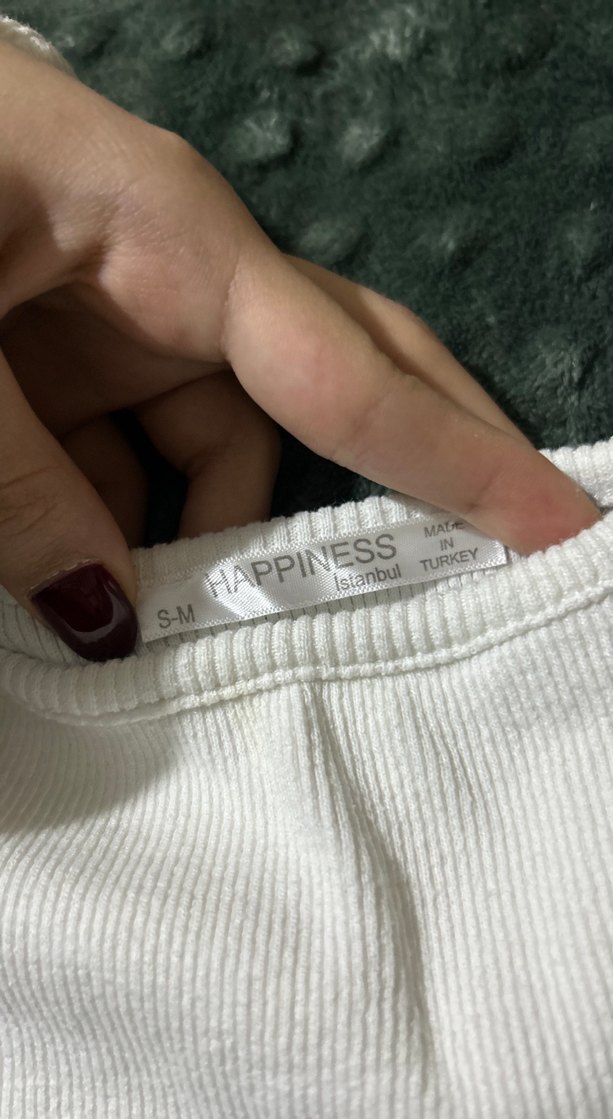 Kadın Beyaz Pamuklu Kolsuz Crop Top - Görsel 4