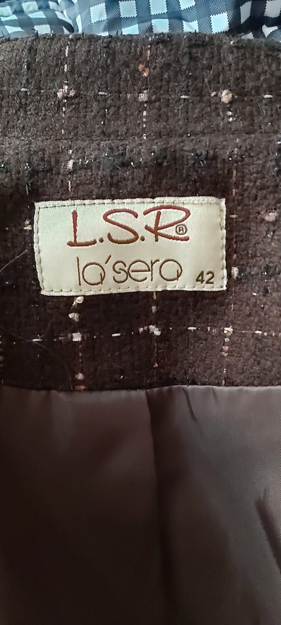 Kahverengi vintage bele oturan y2k grunge Blazer Ceket - Görsel 5