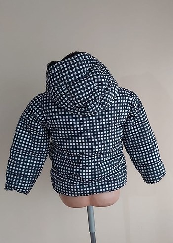 Mango anorak kapüşonlu koyun yünü astar kürklü çocuk montu - Görsel 6