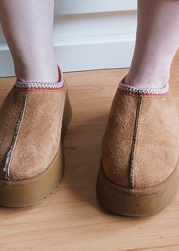 Uggtazz slipper platform ugg bot - Görsel 2