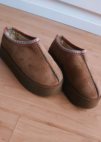 Uggtazz slipper platform ugg bot - Görsel 6