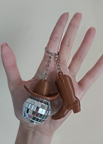 Y2k fairycore coquette vintage disko topu anahtarlık çanta charm - Görsel 7