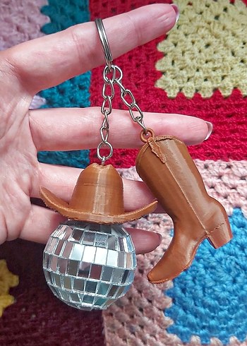 Y2k fairycore coquette vintage disko topu anahtarlık çanta charm - Görsel 8