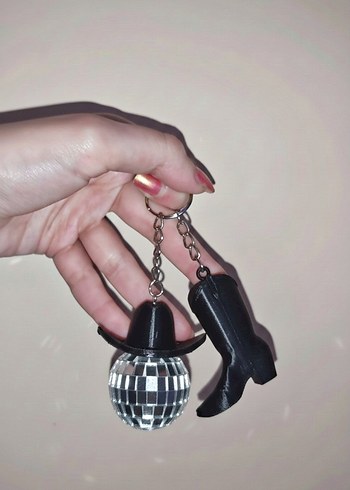 Y2k fairycore coquette vintage disko topu anahtarlık çanta charm - Görsel 5