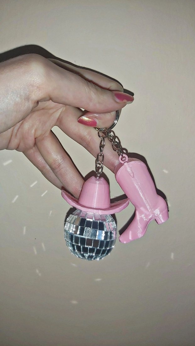Y2k fairycore coquette vintage disko topu anahtarlık çanta charm - Görsel 2