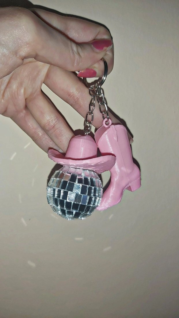 Y2k fairycore coquette vintage disko topu anahtarlık çanta charm - Görsel 3