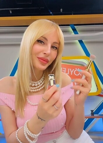 Barbie pembe Zara incili bluz - Görsel 3