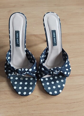 Vintage puantiyeli Nine West marka stiletto SON FİYATIDIR 
