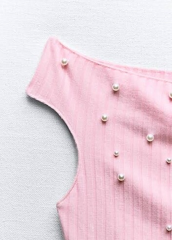 s Beden Zara coquette y2k lolita incili Barbie pembesi viral bluz
