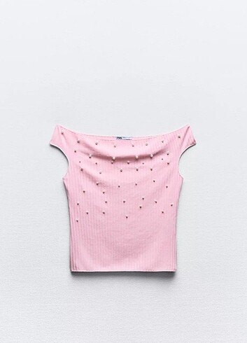 Zara Zara coquette y2k lolita incili Barbie pembesi viral bluz