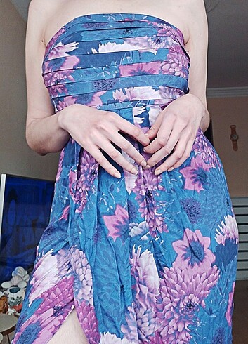 m Beden mor Renk Forever new y2k fairycore lolita elbise