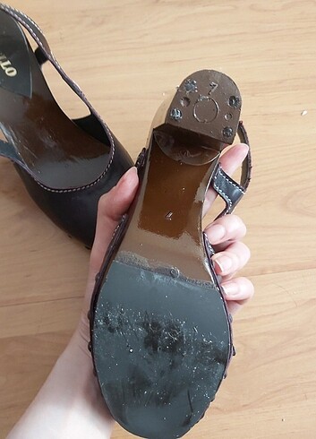 Ranello marka vintage topuklu ayakkabı - Görsel 10