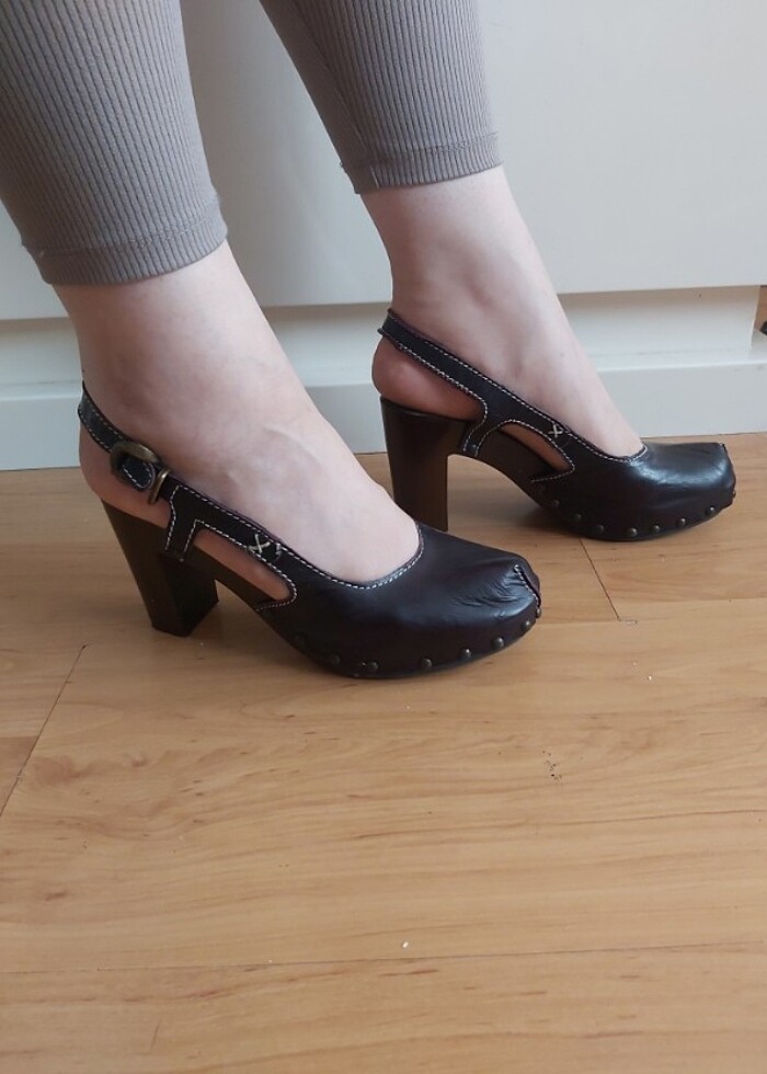 Ranello marka vintage topuklu ayakkabı - Görsel 3