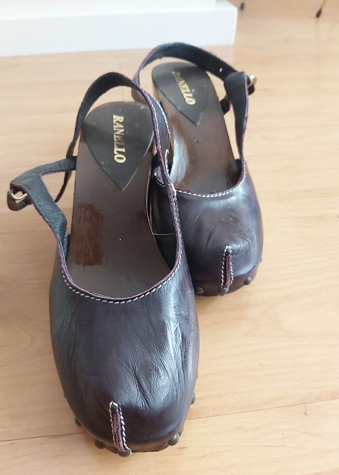 Ranello marka vintage topuklu ayakkabı - Görsel 4