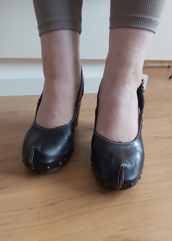 Ranello marka vintage topuklu ayakkabı - Görsel 5