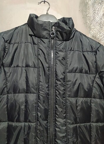 xl Beden siyah Renk Şişme mont