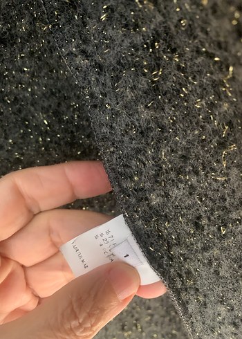 Derishow parıltılı yün kaban, ceket - Görsel 6